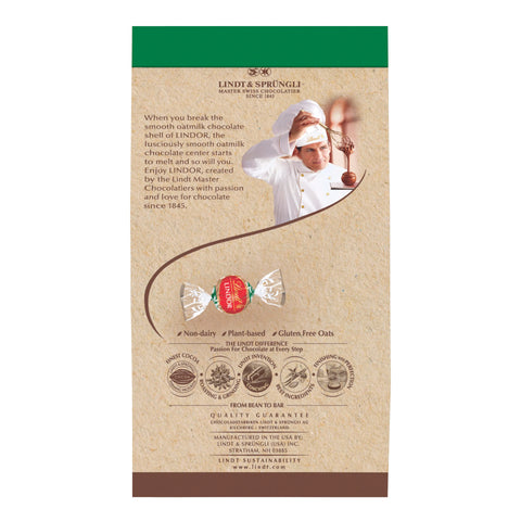 Lindt LINDOR Non-Dairy Oatmilk Candy Truffles 5.1 oz Bag