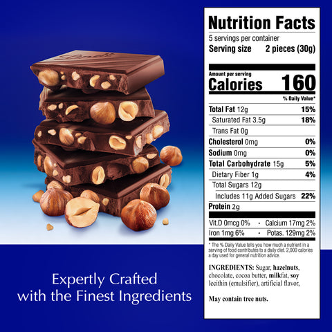 Dark Chocolate Hazelnut CLASSIC Recipe Bar (5.3 oz)