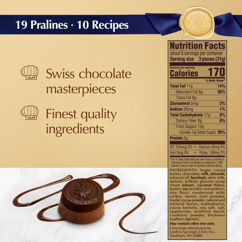 Lindt Swiss Luxury Boxed Chocolates (19-pc, 6.8 oz)