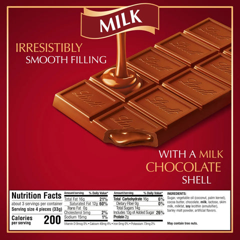 LINDOR Milk Chocolate Truffle Bar (3.5 oz)