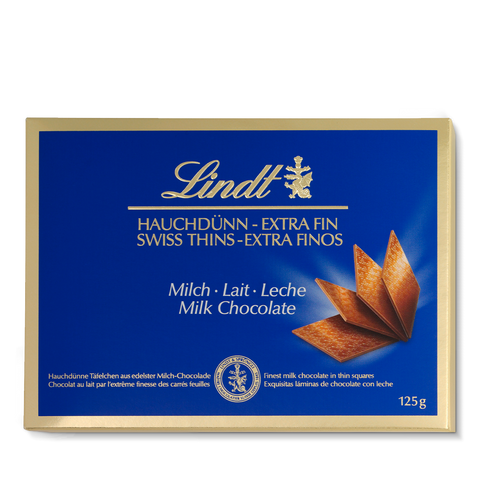 Lindt Milk Chocolate Swiss Thins (4.4 oz)