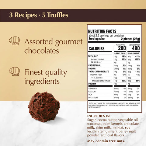 Lindt Gourmet Truffles (5pc 2.8 oz)
