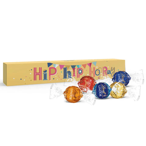 Assorted Hip Hip Hooray LINDOR Gift Box (10-pc, 4.2 oz)