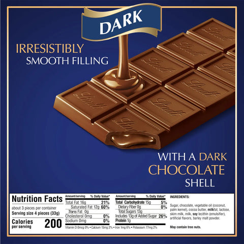 LINDOR Dark Chocolate Truffle Bar (3.5 oz)