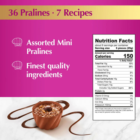 Mini Magenta Pralines