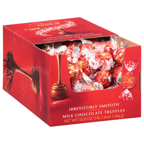 Milk Chocolate LINDOR Truffles Box (120-pc, 50.8 oz)